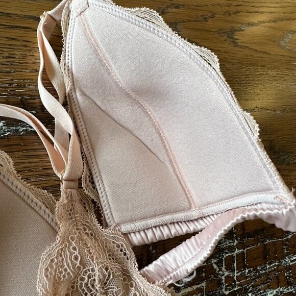 Forever 21 Tan Padded Front Closure Bra Size Small - Picture 6 of 10